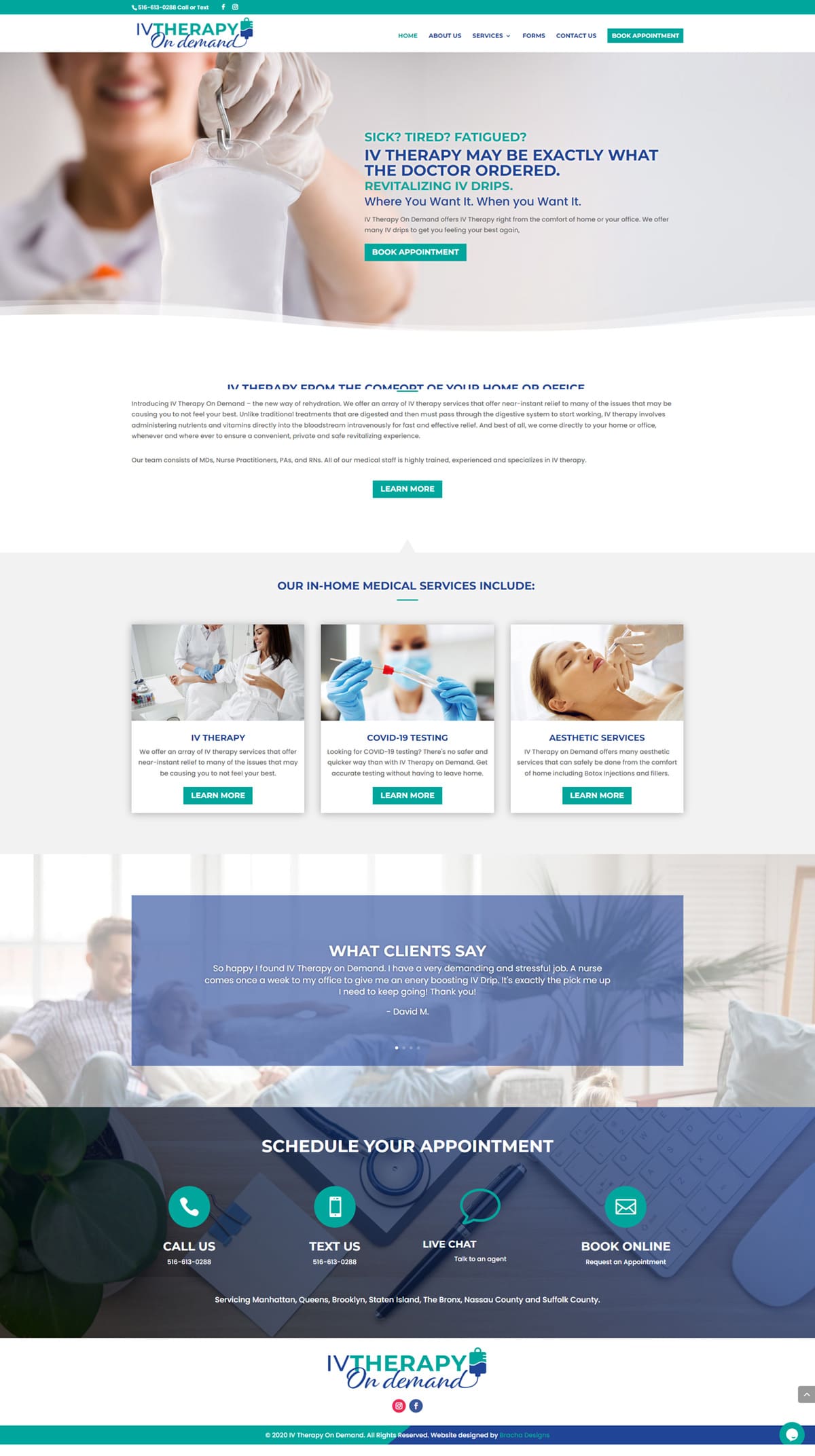 IV Therapy Website