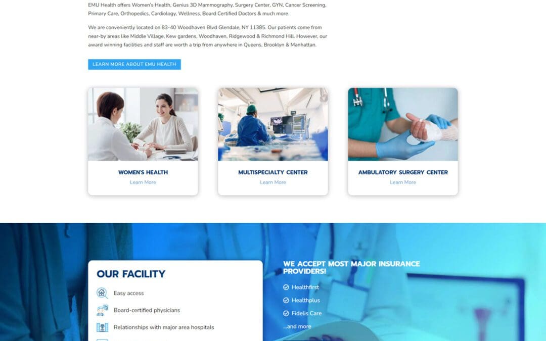 Multispecialty Surgical Center Website