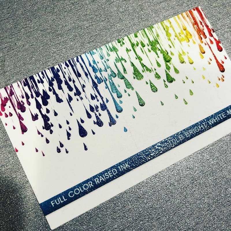 Full Color Raised Business Cards