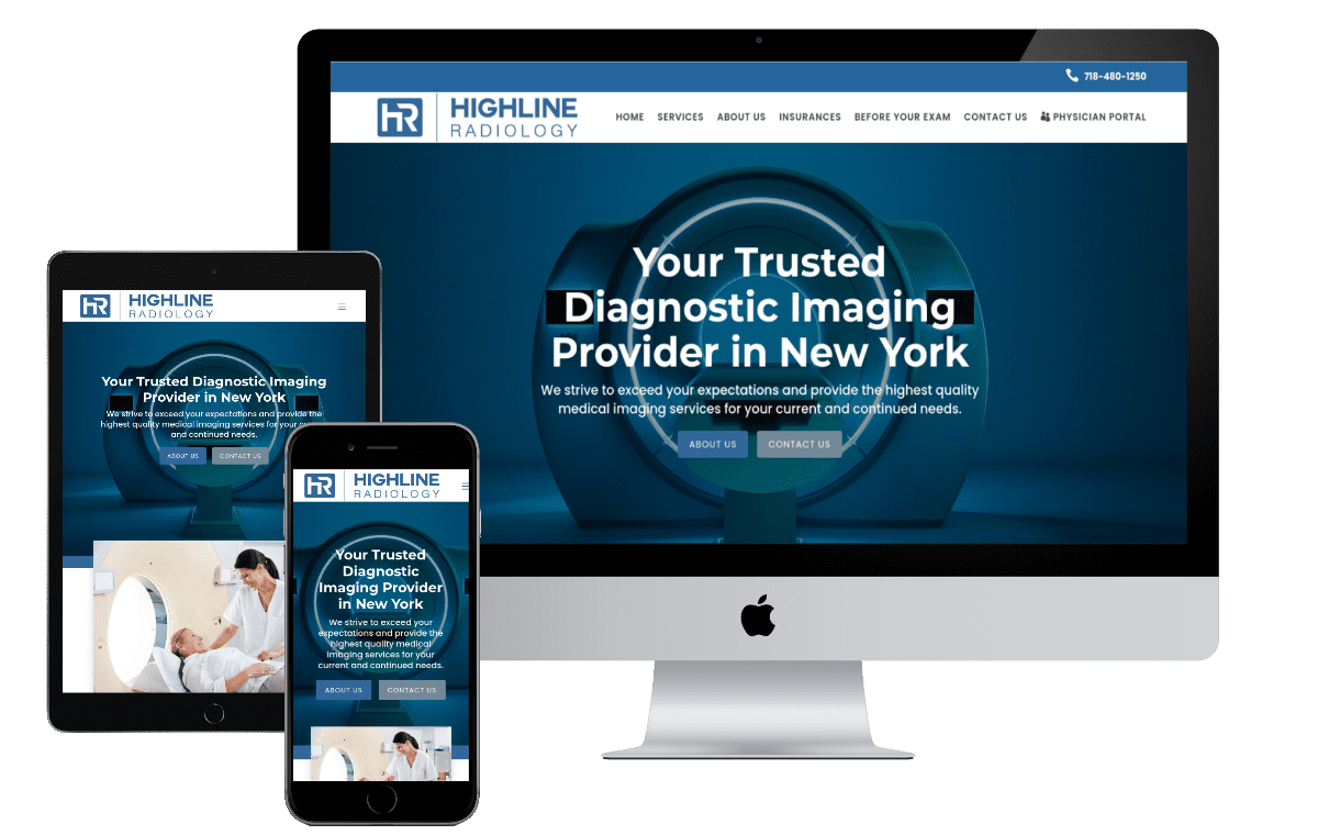 website design Highline Radiology