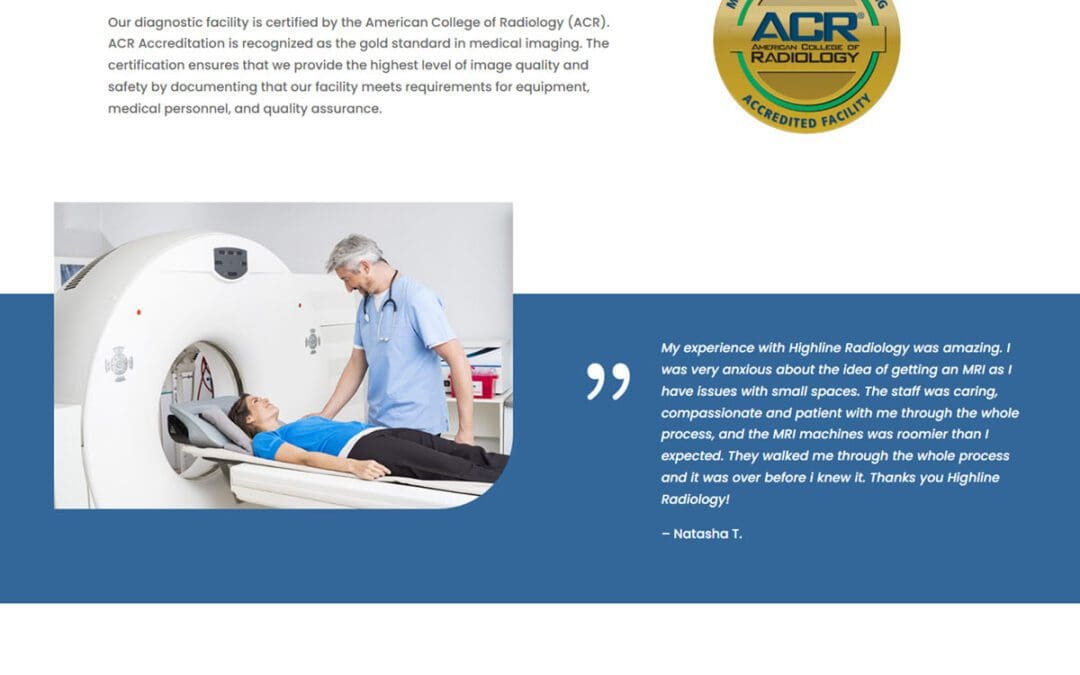 Medical Imaging Services Website