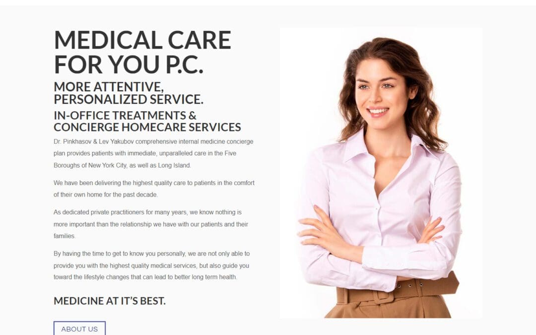 Concierge Healthcare Website