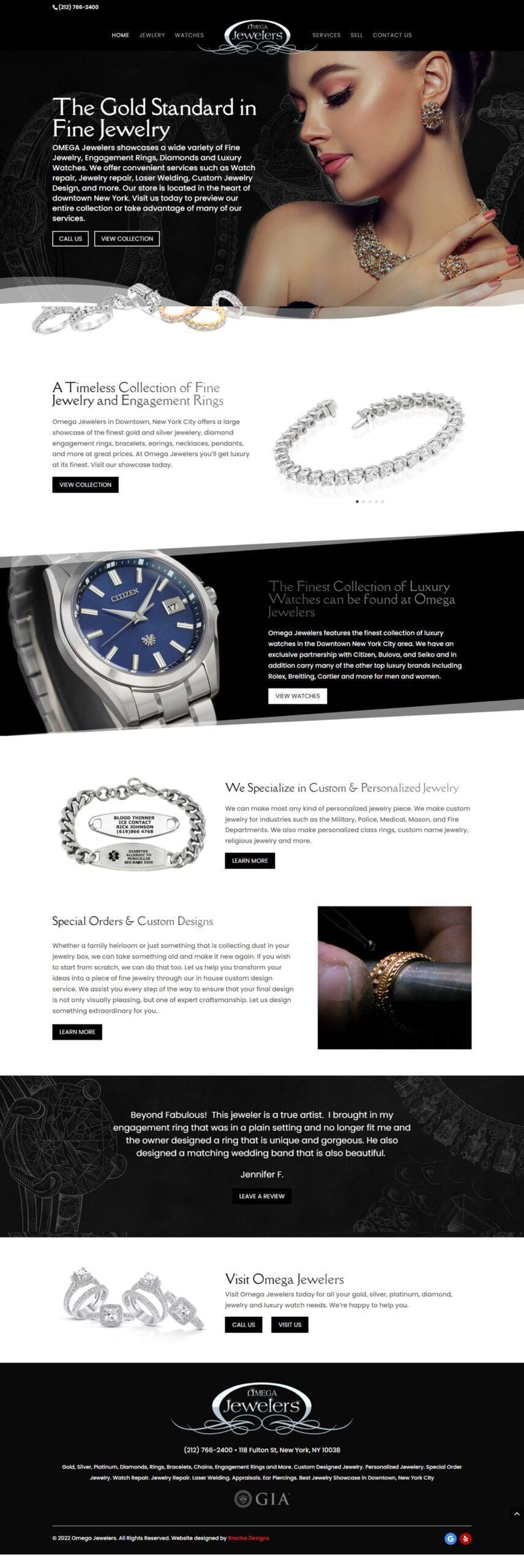 Fine Jewelry Website