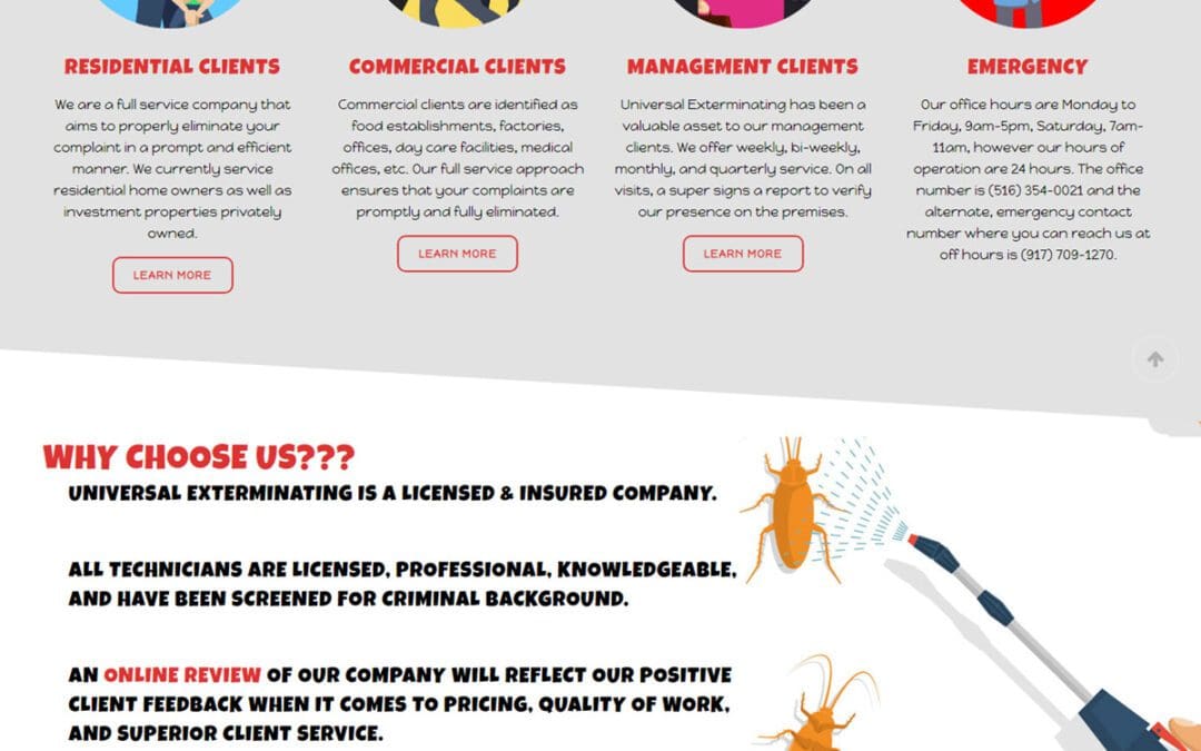 Exterminator Website