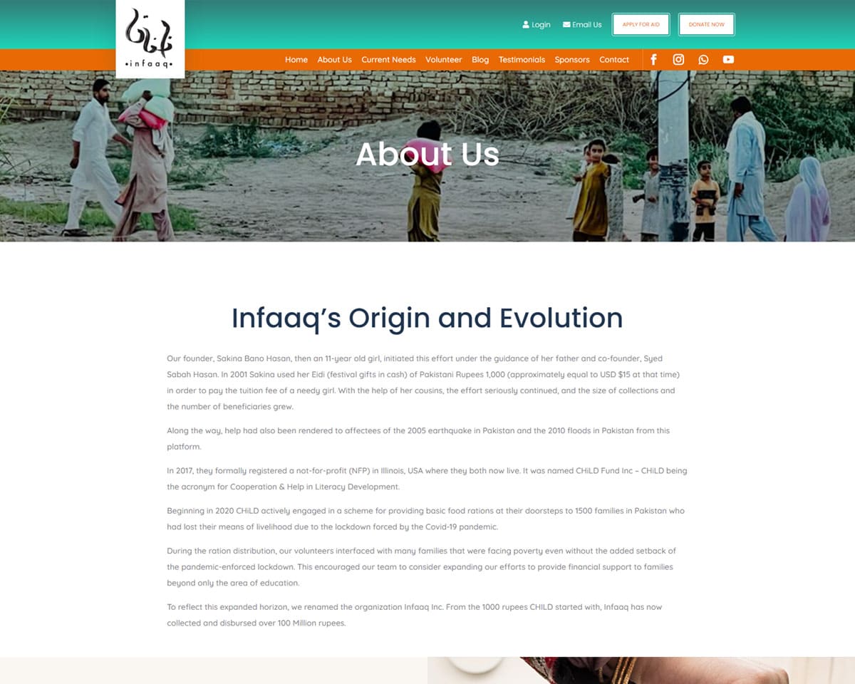 website design Infaaq