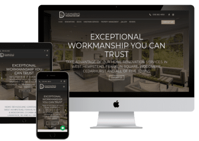 website design Damarks Construction