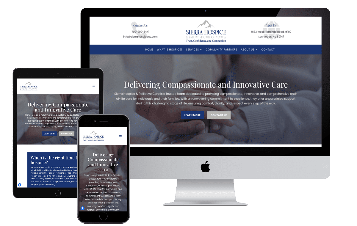 website design Sierra Hospice