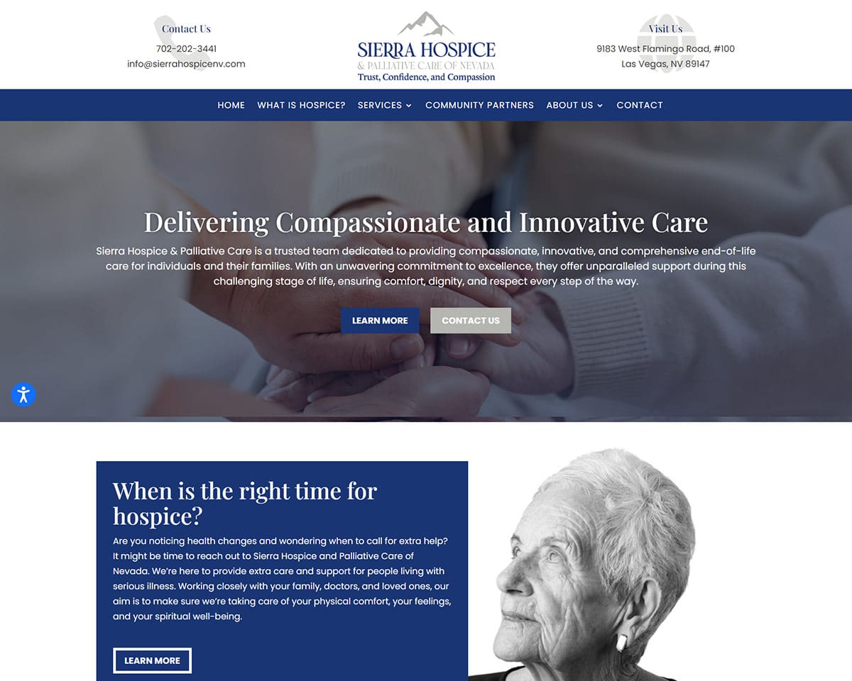 Nevada Hospice Website