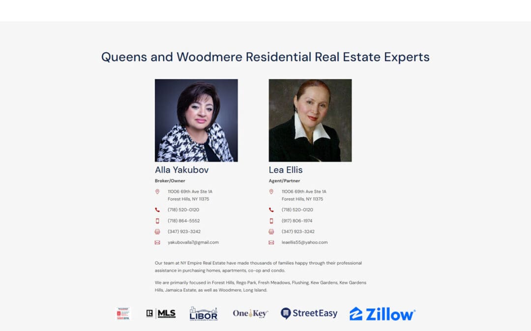Real Estate Services Website