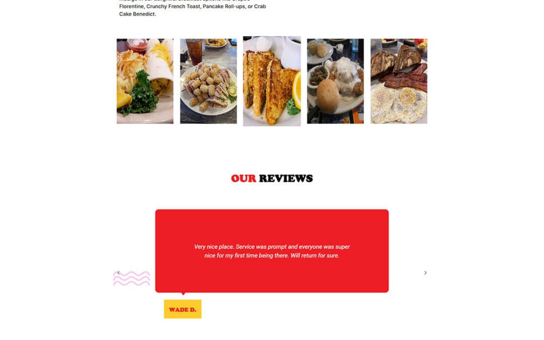 Family Restaurant Website