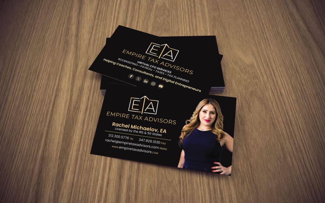 Tax Accountant Business Card