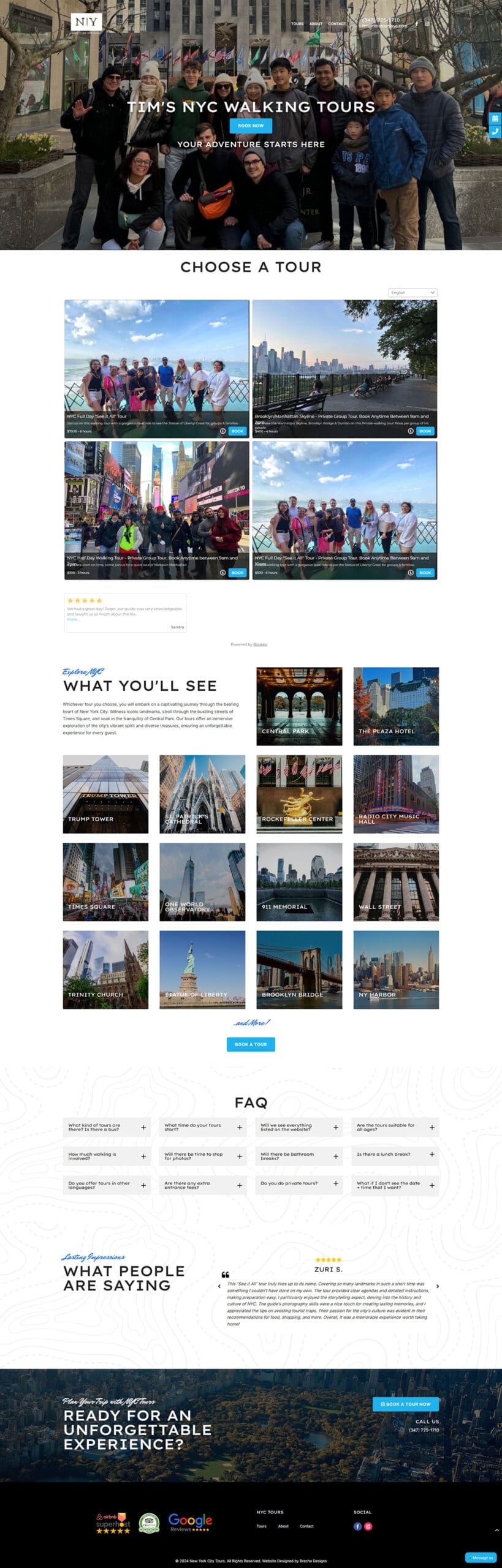 NYC Tours Website