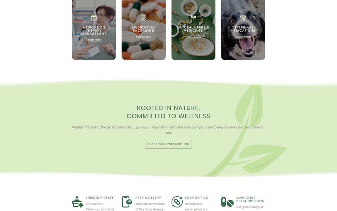 Website Design Floral Park Chemists 2