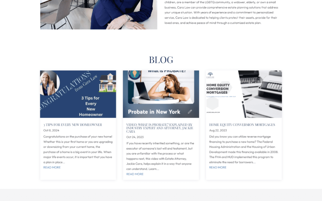 Website Design Cara Law 2