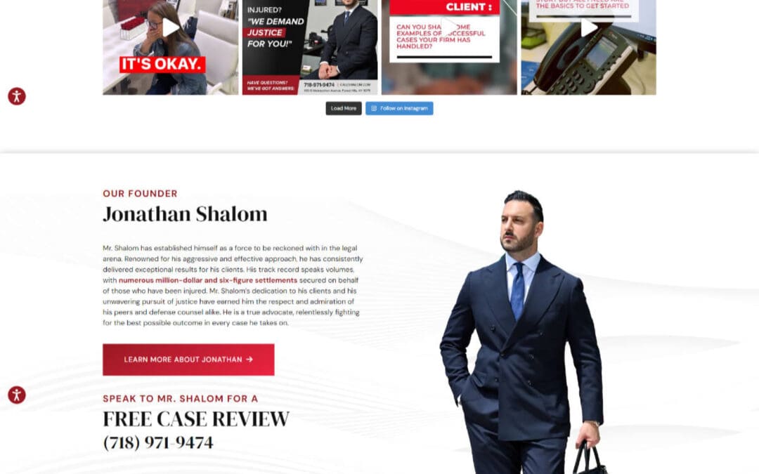 Website Design Shalom Law 2