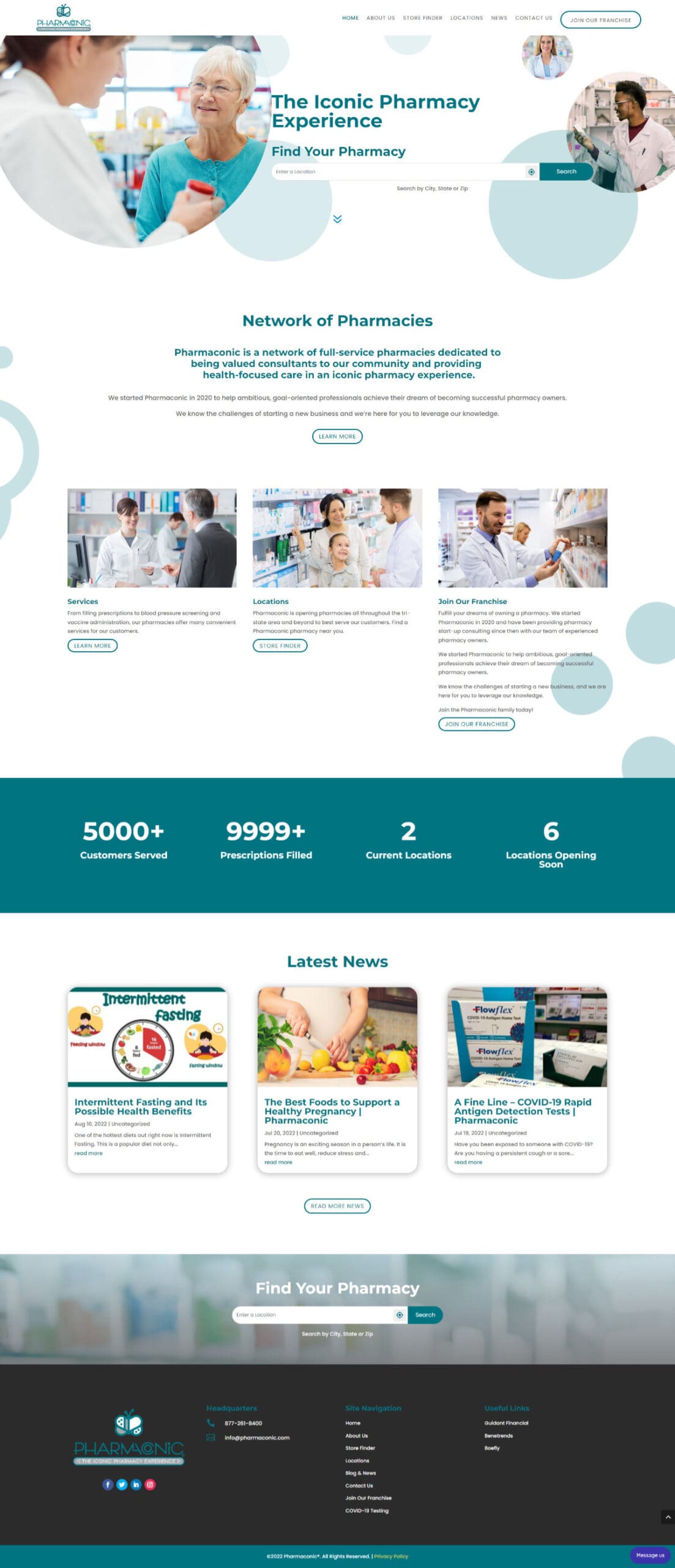 Pharmacy Consultant Website