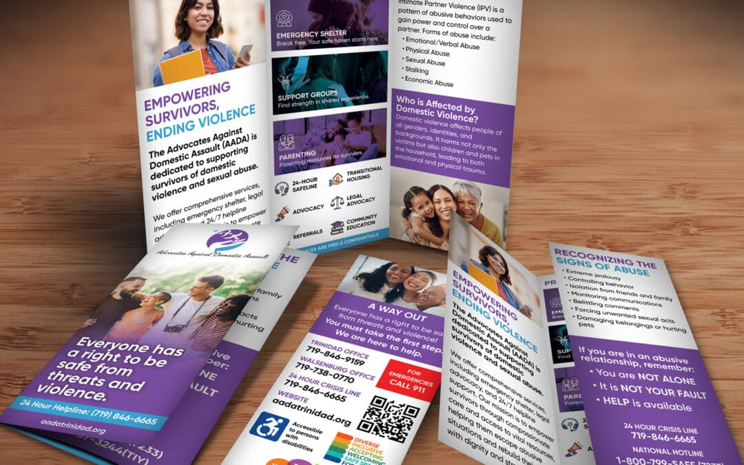 Domestic Abuse Brochure Design