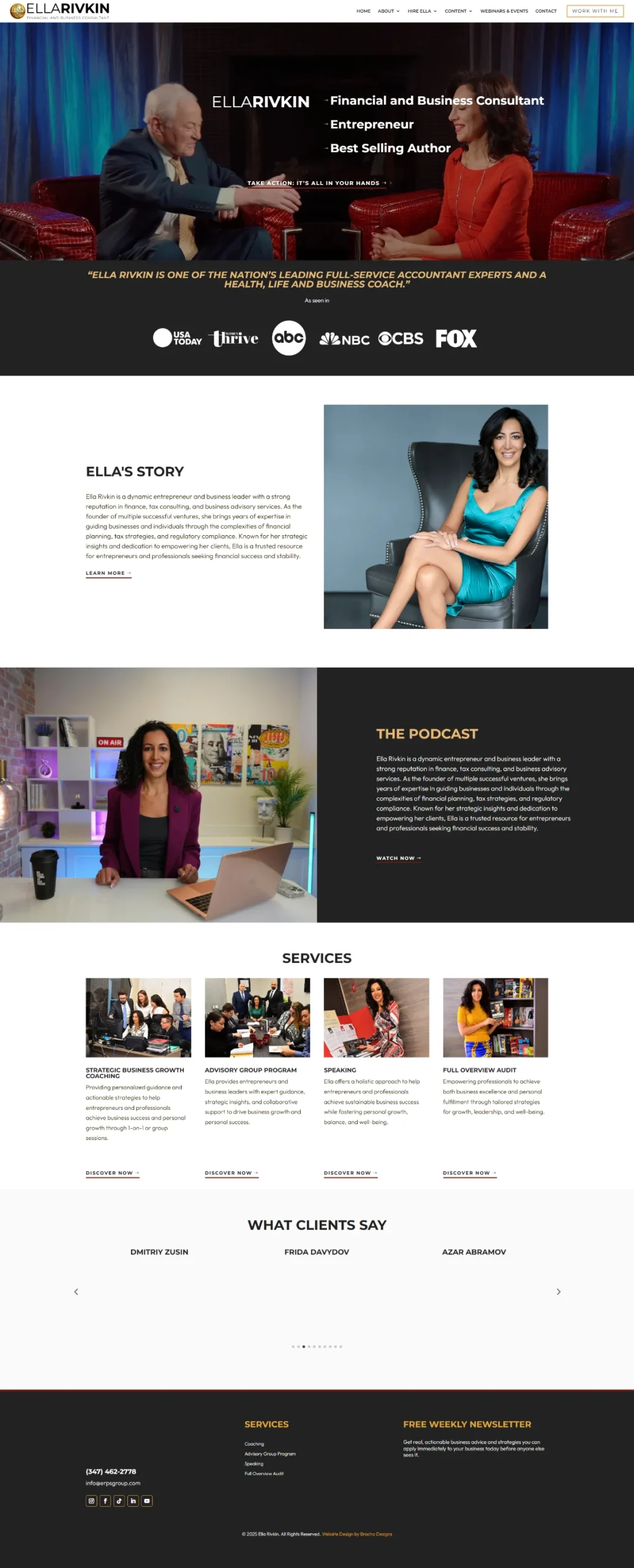 Financial Consultant Website