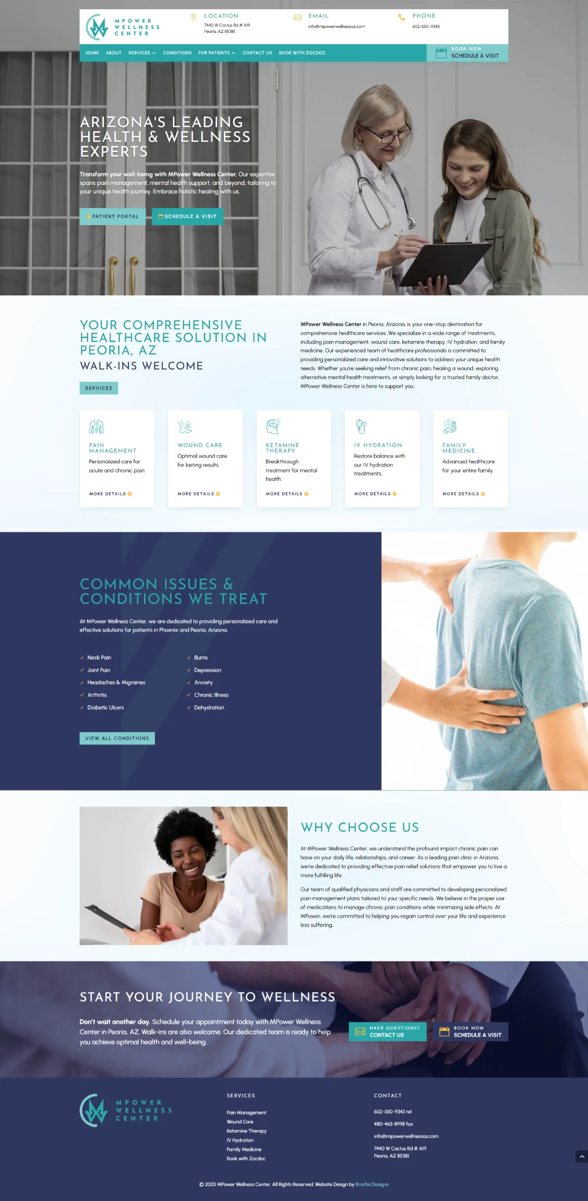 Arizona Wellness Center Website