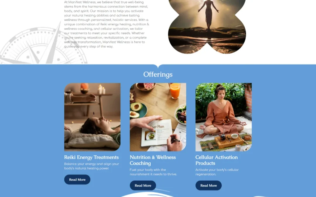 Holistic Healing and Wellness Website
