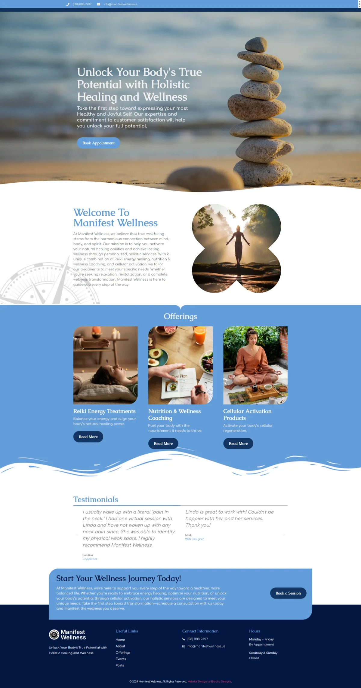 Holistic Healing and Wellness Website