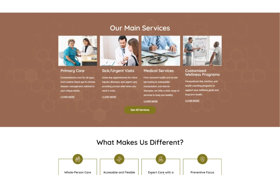 Website Design | Osteopathic Family Medicine