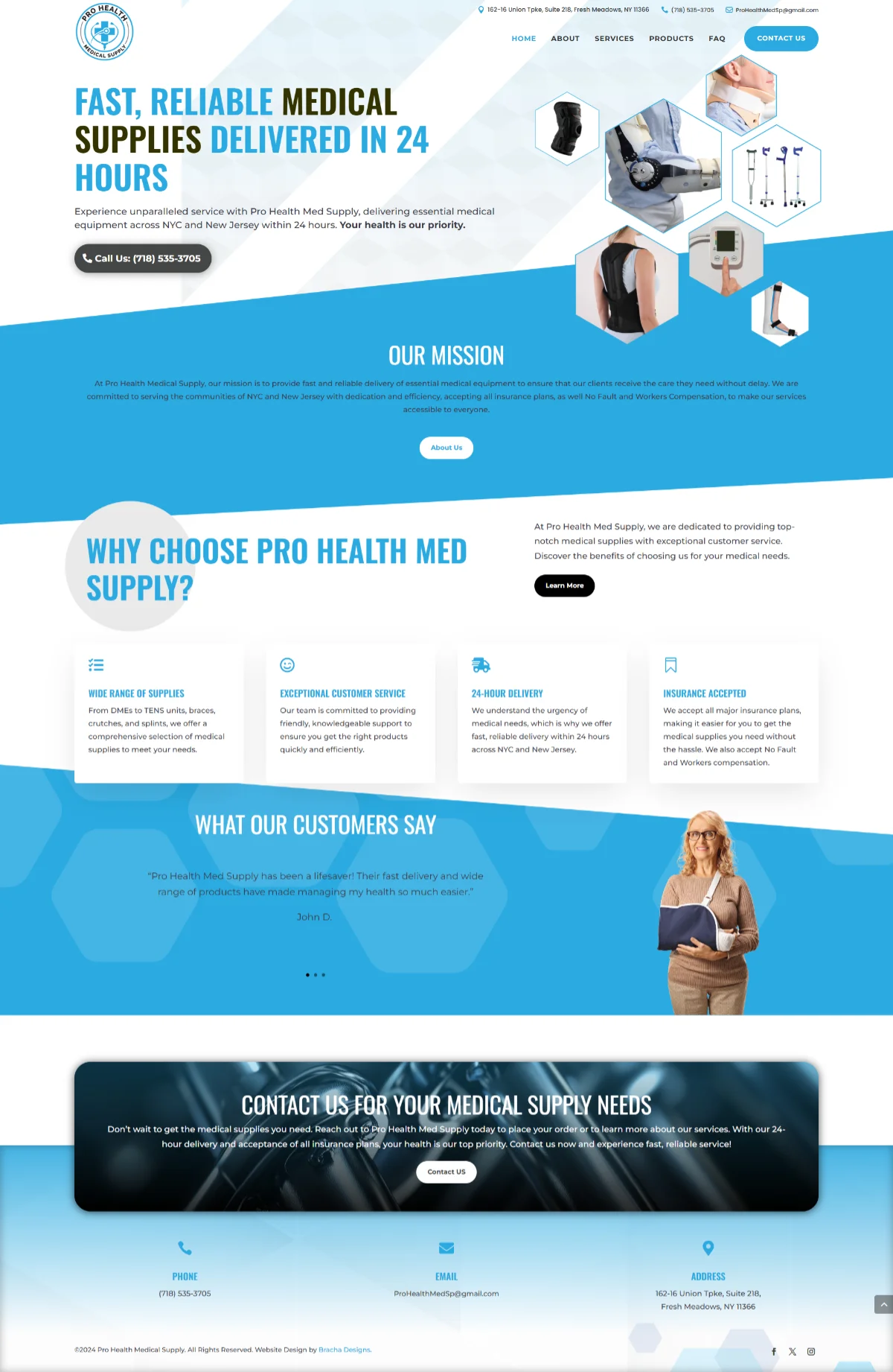 Medical Supply Website