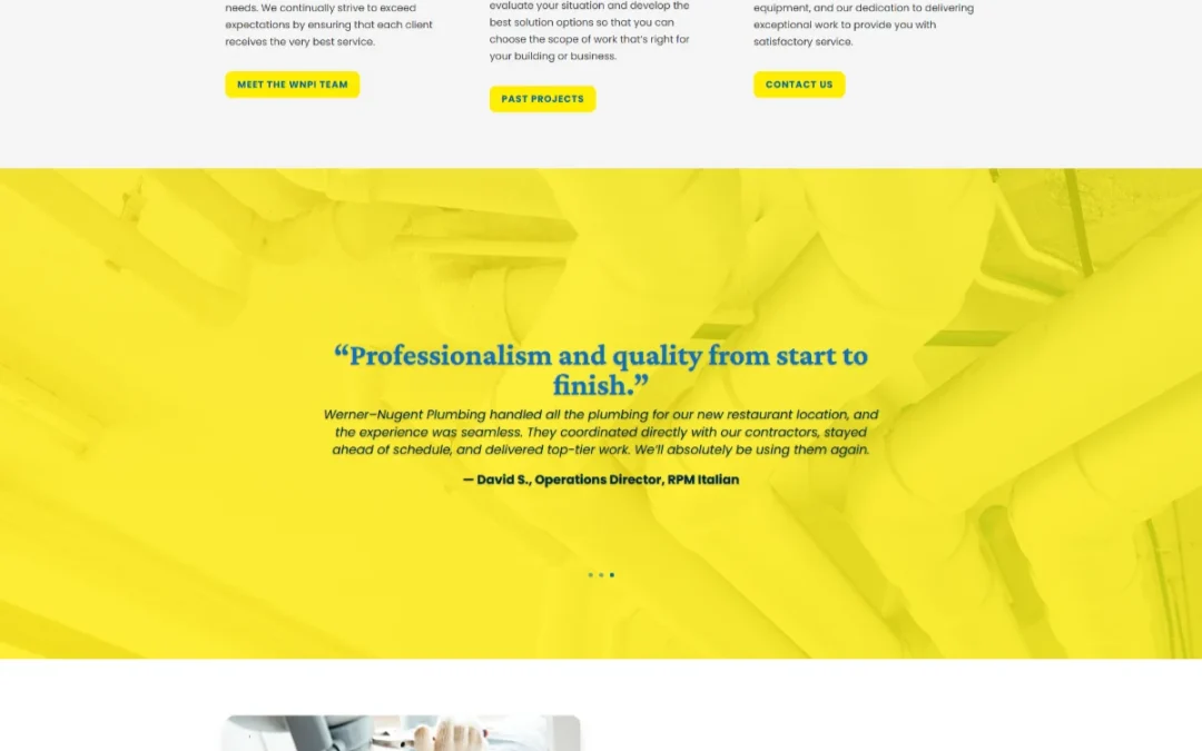 Website Design | Werner-Nugent Plumbing