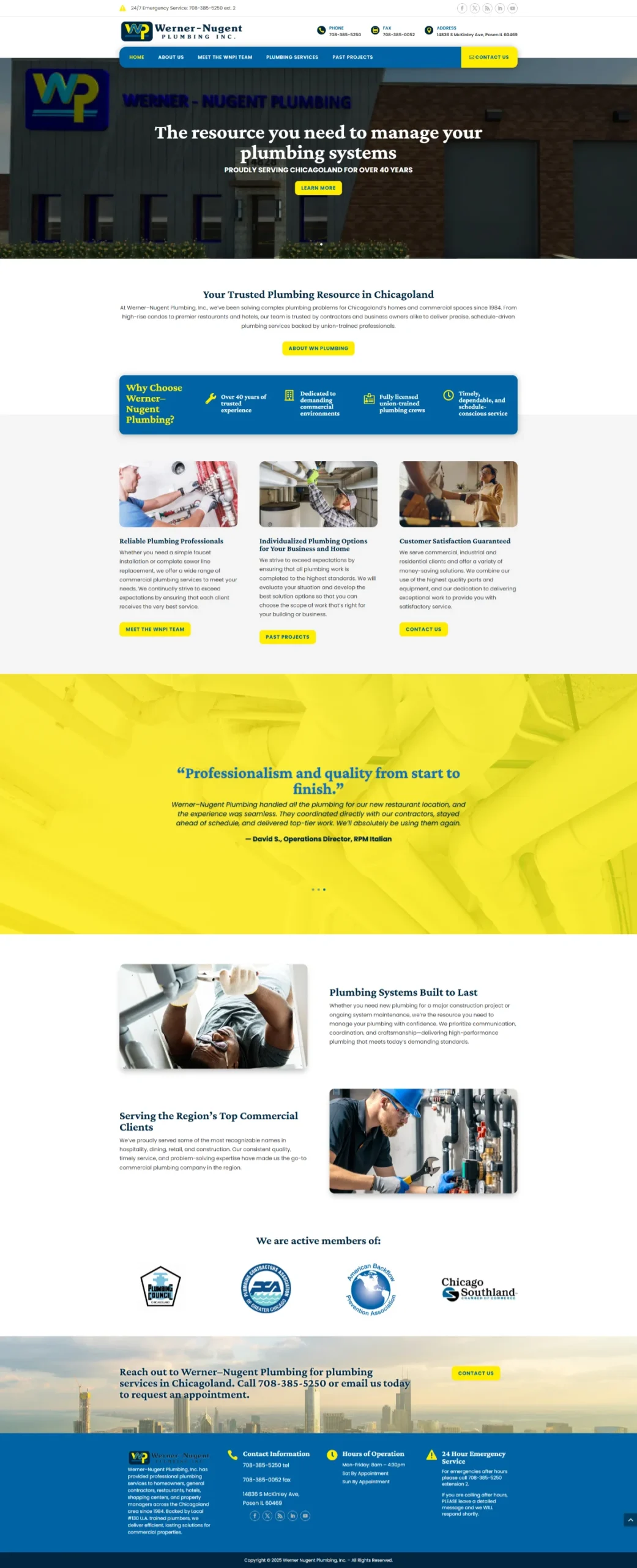 Plumbing Website