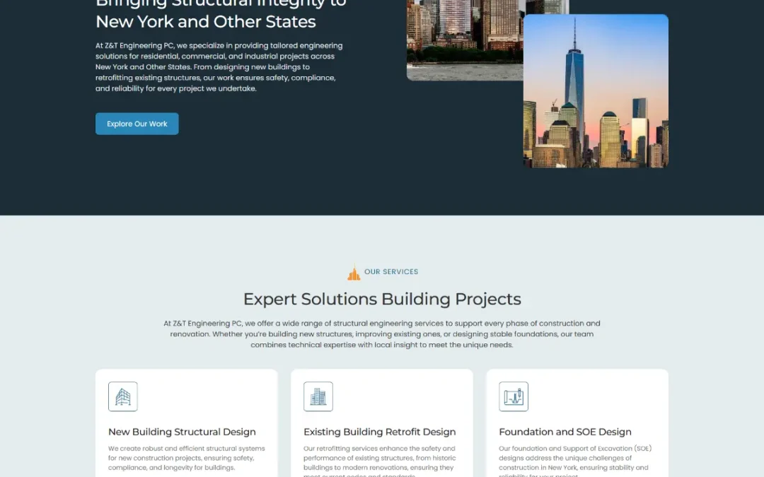 Engineering Services Website