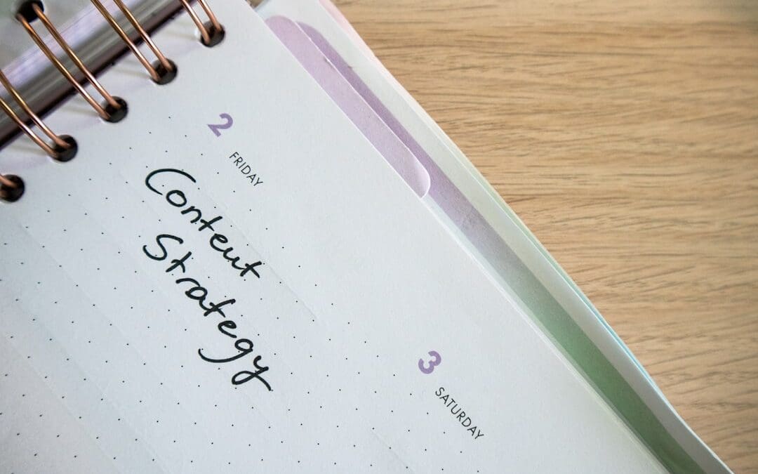 Photo Content Calendar Planning