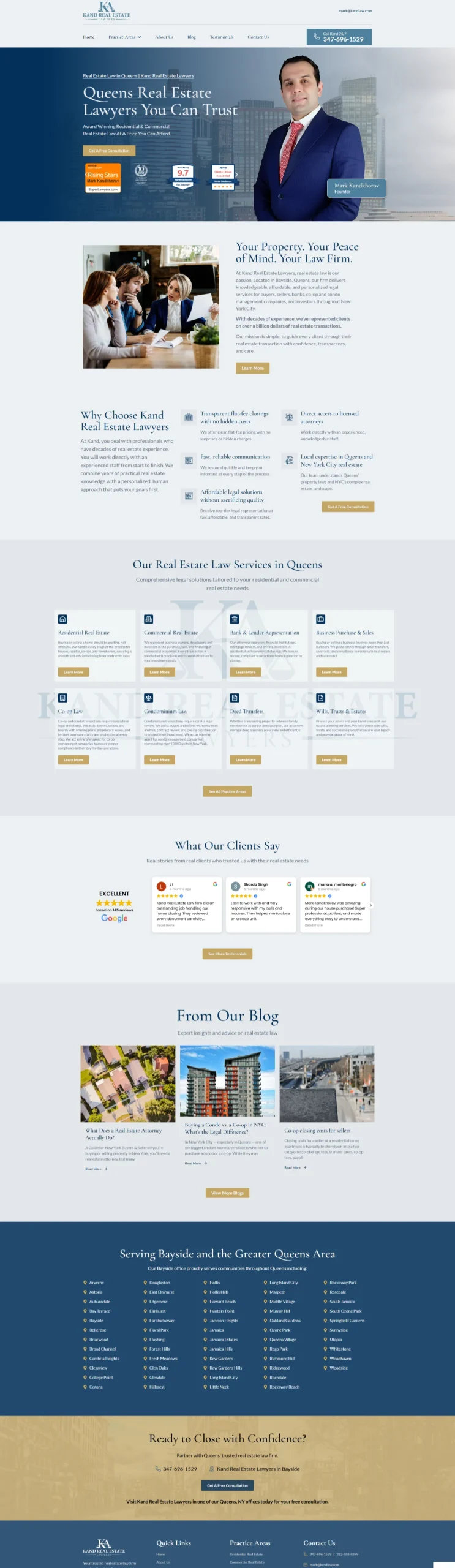 Queens Real Estate Law Website