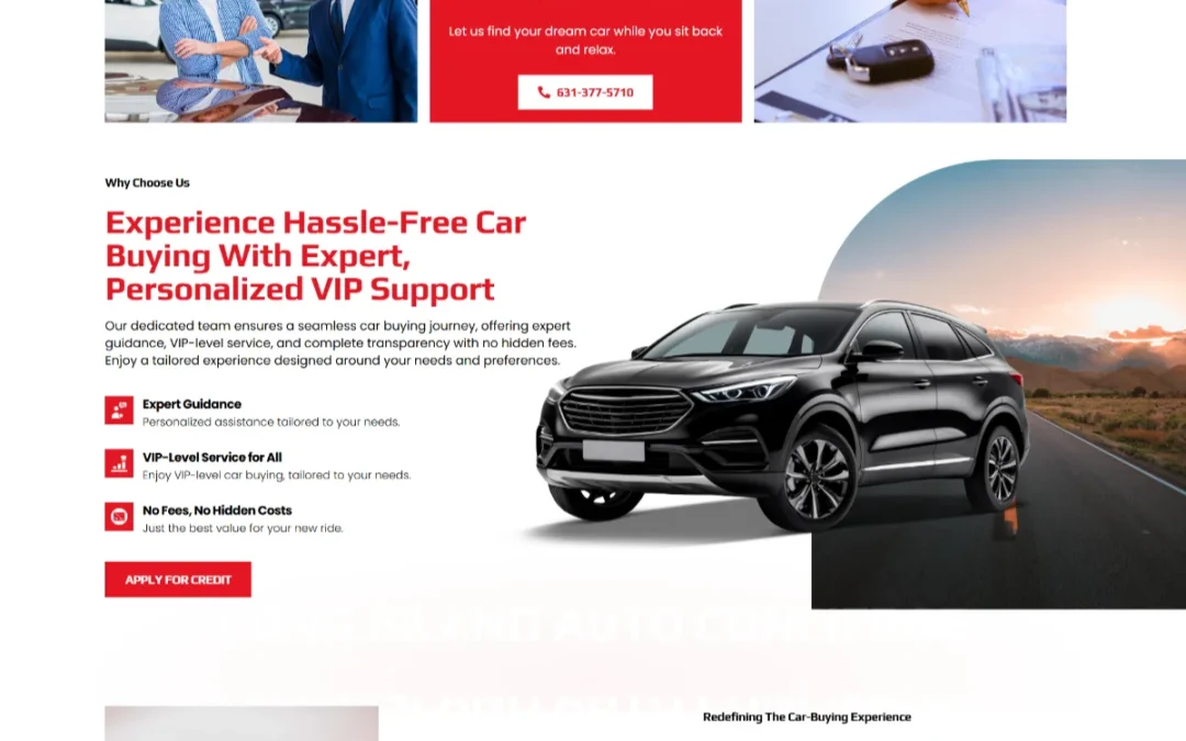 Webite Design Li Auto Concierge 2