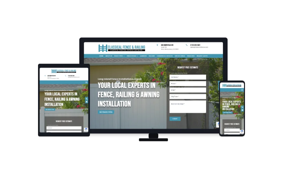 Website Design Classical Fence Railing 1 Website Design Classical Fence Railing 1