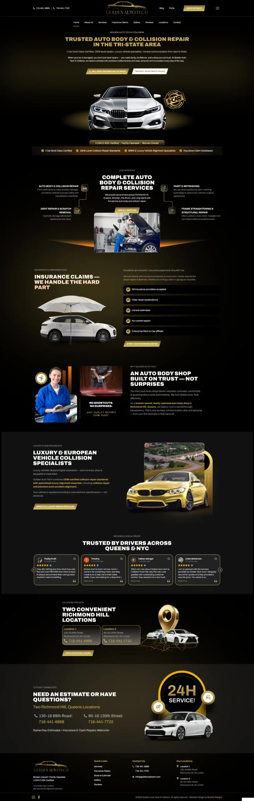 Automotive Service Website