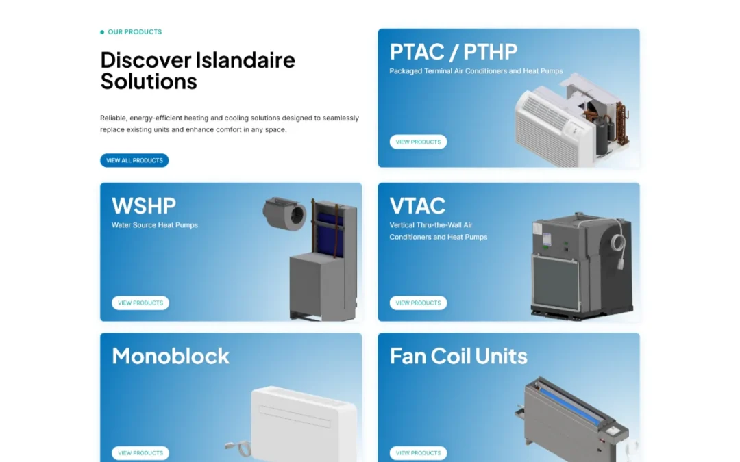 Website Design Islandaire 2