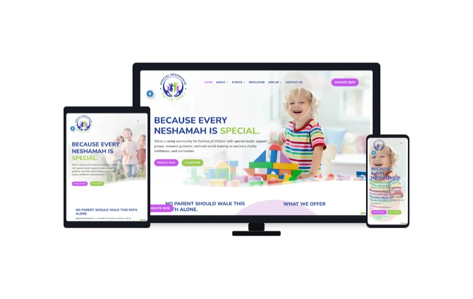 Website Design Special Neshamahs 1 Website Design Special Neshamahs 1