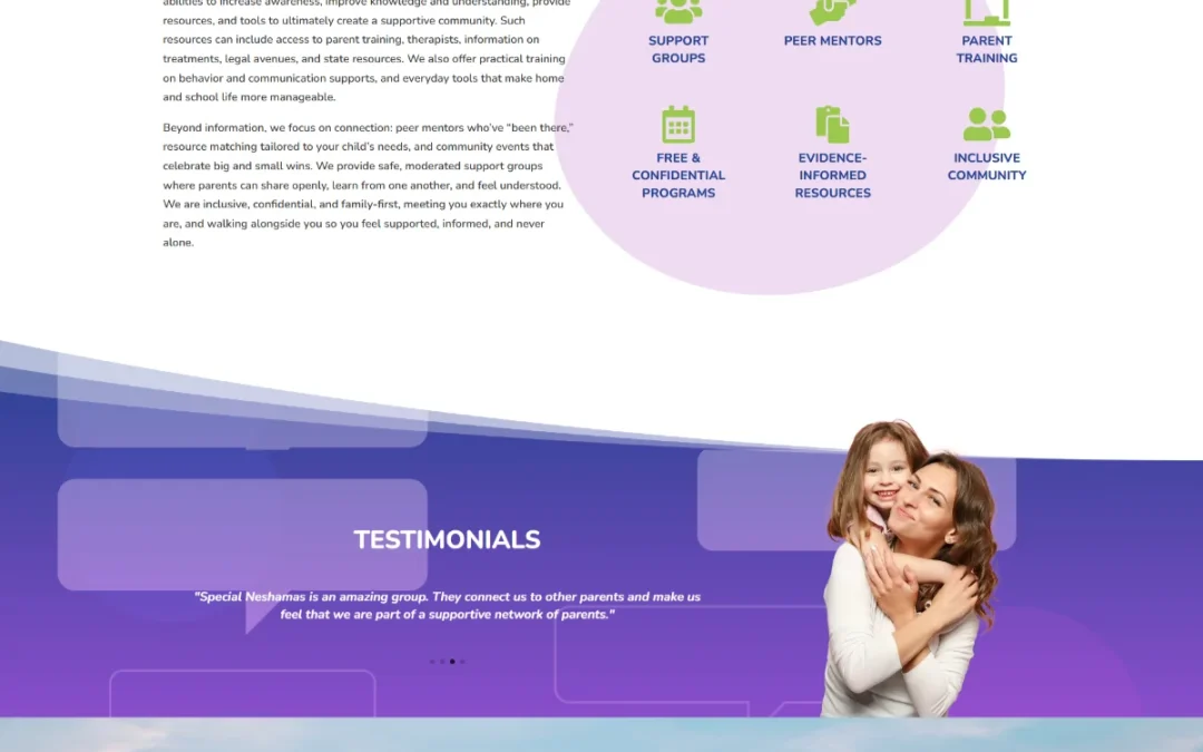 Website Design Special Neshamahs 2
